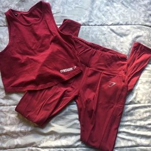 Gymshark Aspire Leggings with matching Tank